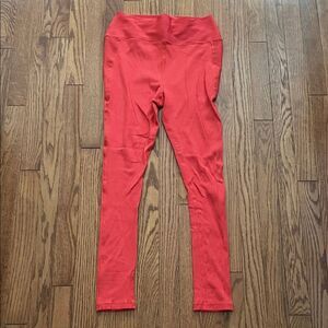 Glyder Ribbed Red Leggings Women’s Sz Small